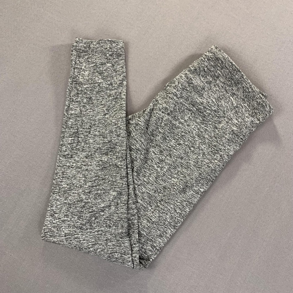 No Boundaries NOBO Leggings Women LG 11-13 30x28 Gray Heather Stretch Yoga Pants
